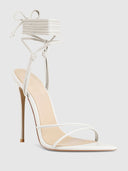 821 Kika Lace - Up - Cream - FEMME LA