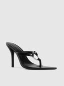 Akio Sandal - Noir - FEMME LA