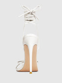 Athens Lace Up - Ivory - FEMME LA