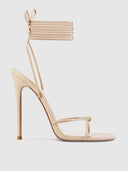 Athens Lace Up - Latte - FEMME LA
