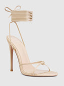 Athens Lace Up - Latte - FEMME LA