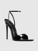 GG Heel - Patent Black - FEMME LA
