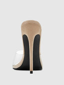 Gianni Suede Mule - Desnuda - FEMME LA