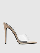 Gianni Suede Mule - Desnuda - FEMME LA