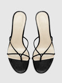 Sicilian Slipper - Noir - FEMME LA