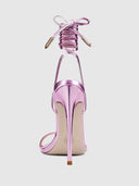The London Lace - Up Violet - FEMME LA