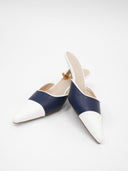 The Manhattan - White & Navy - FEMME LA