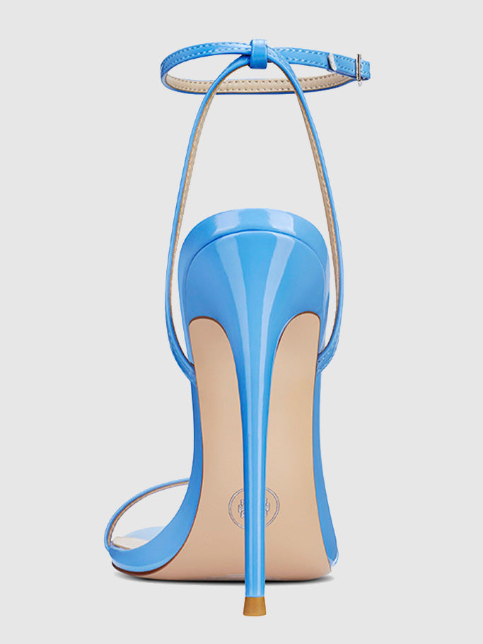 Baby blue barely there heels hotsell