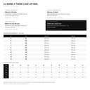FEMME LA size & fit guide