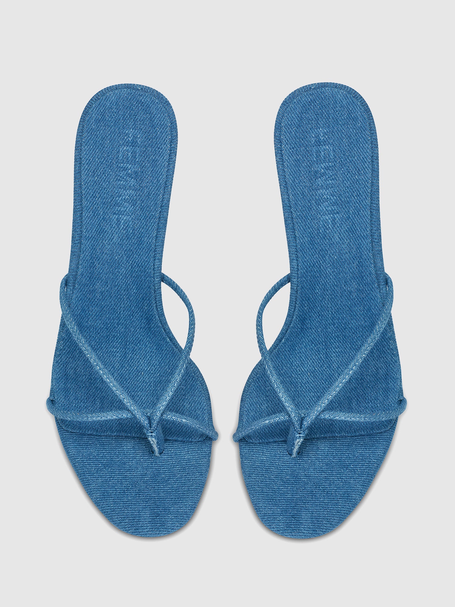 Denim slipper on sale