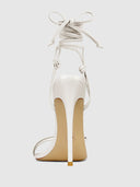 821 Kika Lace - Up - Cream - FEMME LA