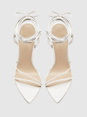 821 Kika Lace - Up - Cream - FEMME LA