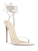 821 Kika Lace - Up - Cream - FEMME LA