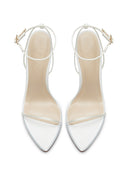 ANDX Sandal - White Satin