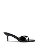 Almalfi Slipper - Glazed Black