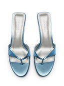 Almalfi Slipper - Metallic Blue