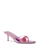 Almalfi Slipper - Metallic Pink