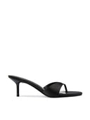 Almalfi Slipper - Satin Black
