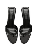 Almalfi Slipper - Satin Black