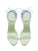 Athens Lace Up - Blue/Sage