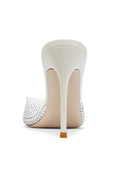 Bella Slipper - Ivory Crystal
