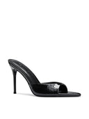 Bella Slipper - Black Croc