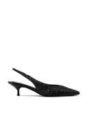 Chantilly Slingback - Noir Crystal