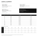 FEMME LA size & fit guide