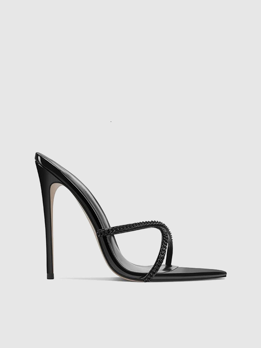 Donatella Mule - Noir Chain