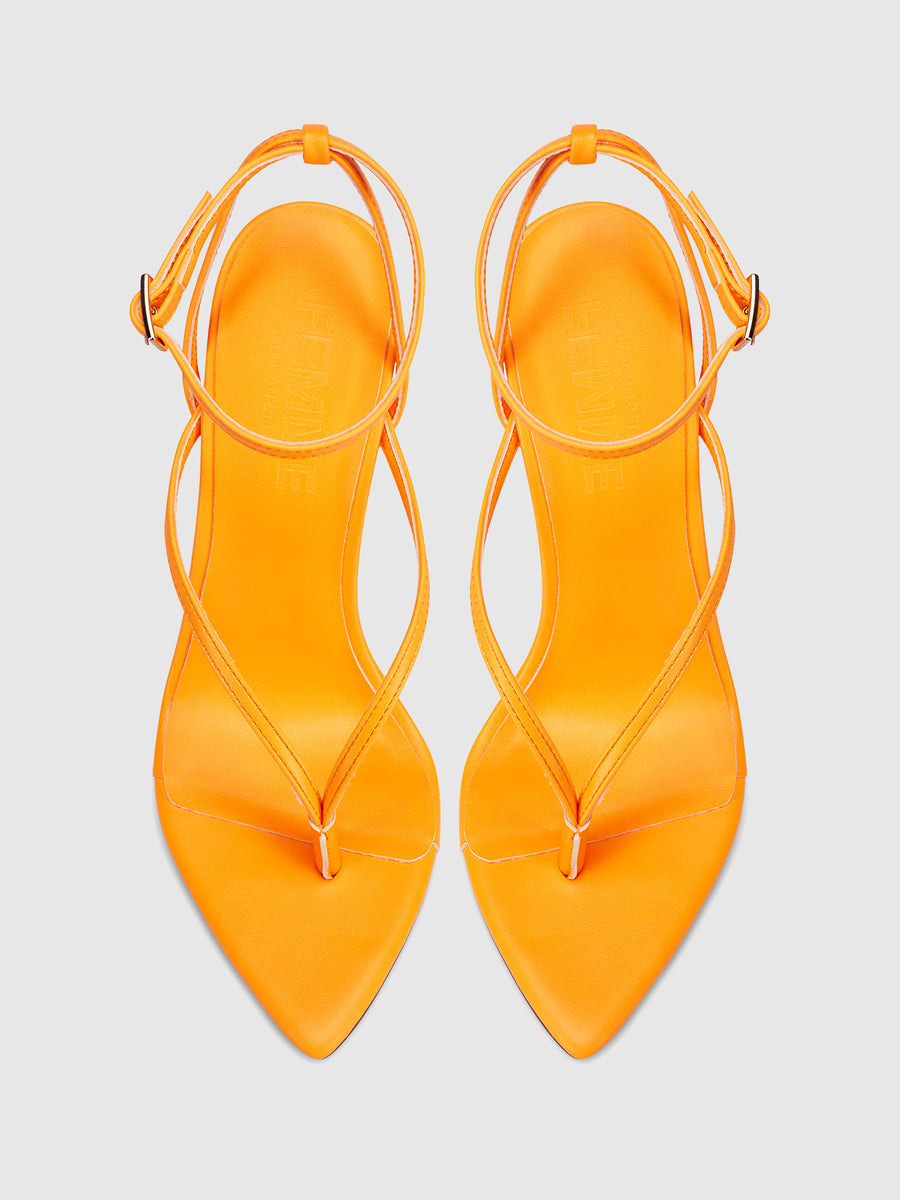Effie Sandal - Tangerine