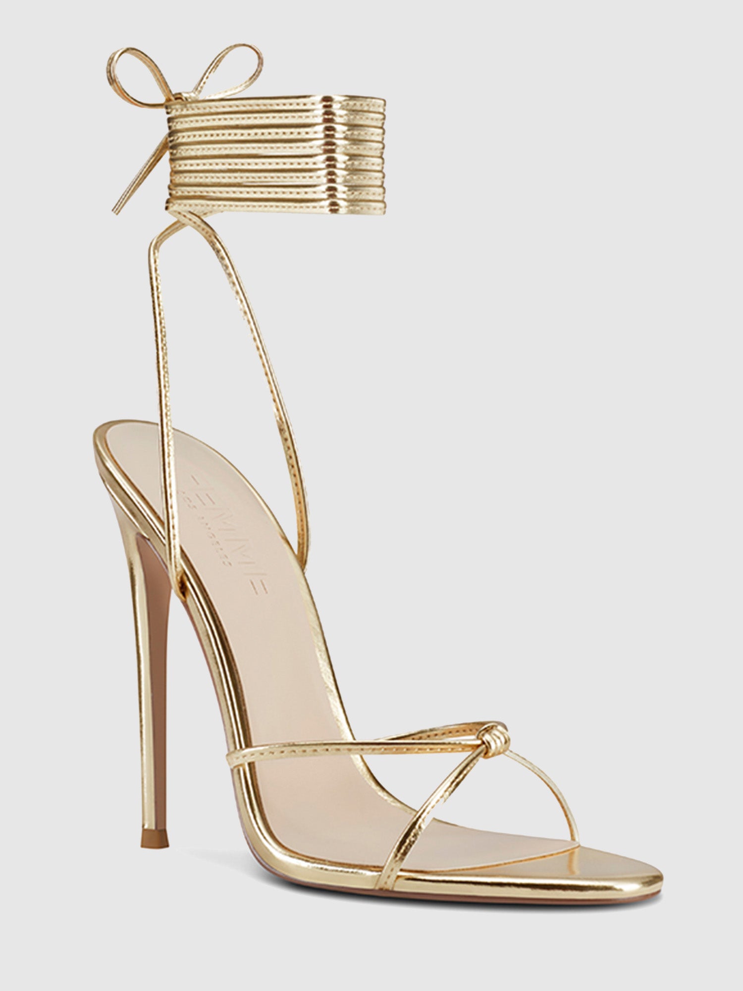 Gucci Metallic Gold Rope Sandals with Floral Detailing EU 37.5 – Sellier