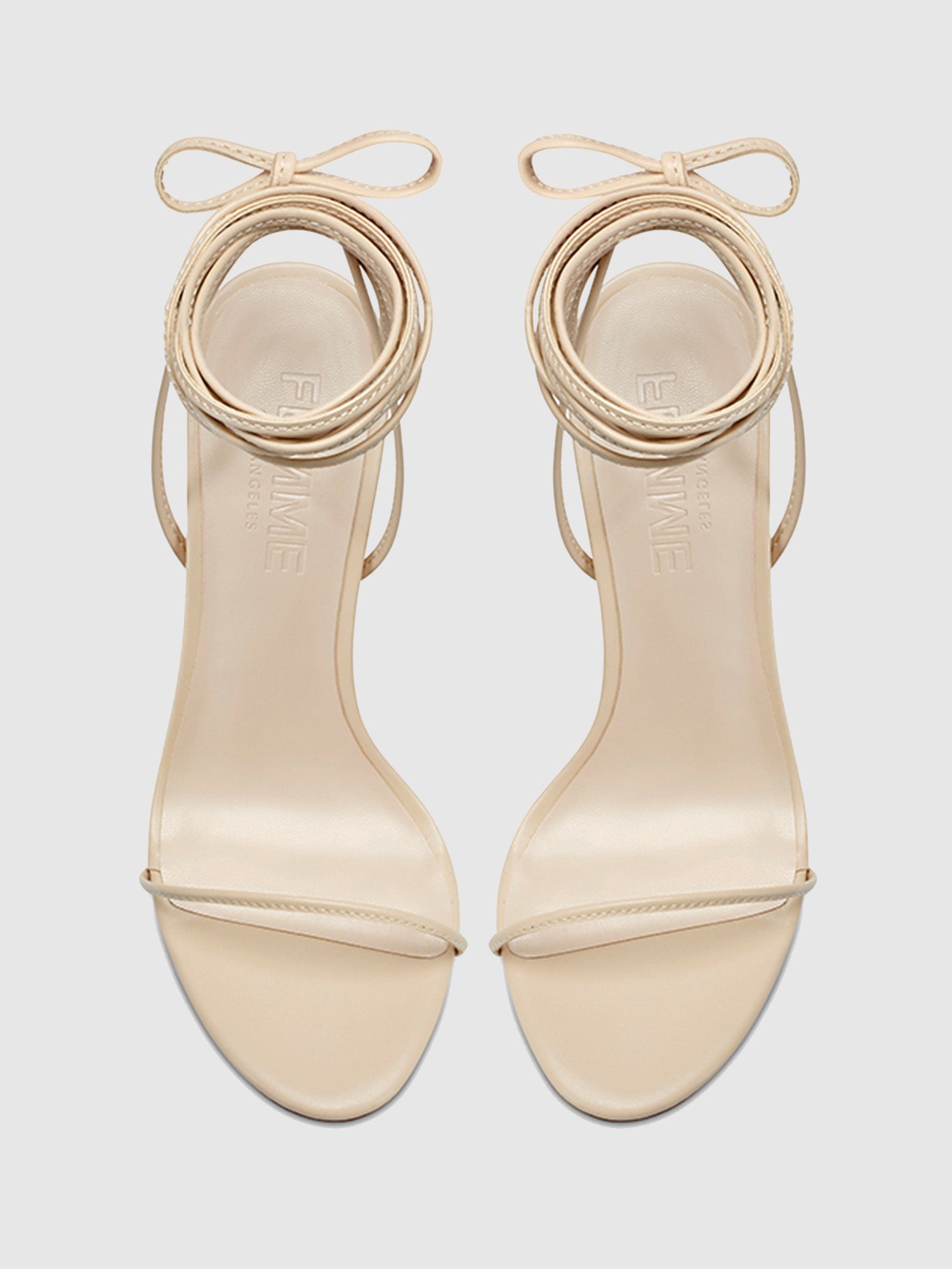 Shops missguided lace up barely there heeled sandals