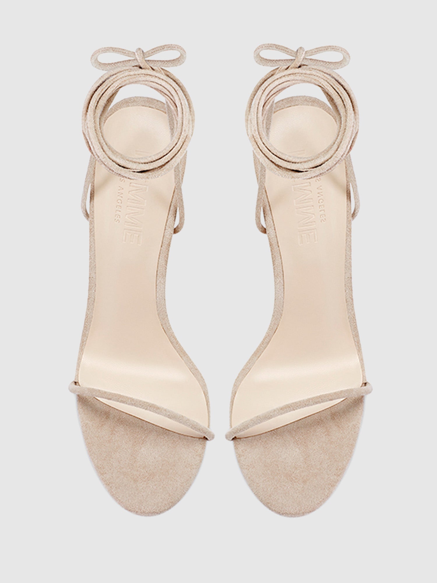 Nude barely there online heels