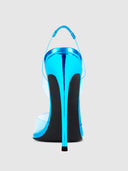 Macallan Slingback Pump - Metallic Blue