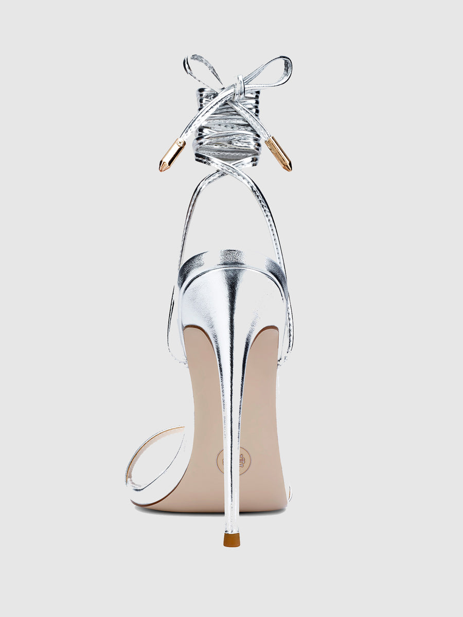 The London Lace-Up Silver