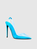 Macallan Slingback Pump - Metallic Blue
