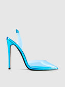 Macallan Slingback Pump - Metallic Blue