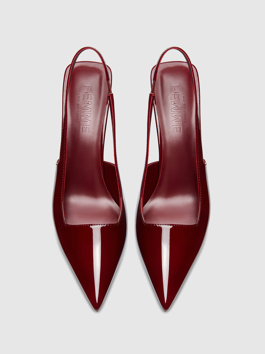 G55 Slingback - Burgundy