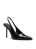 G63 Slingback - Exotic Noir
