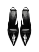 G63 Slingback - Exotic Noir