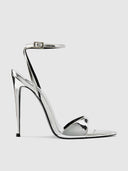 GG Heel - Mirrored Silver