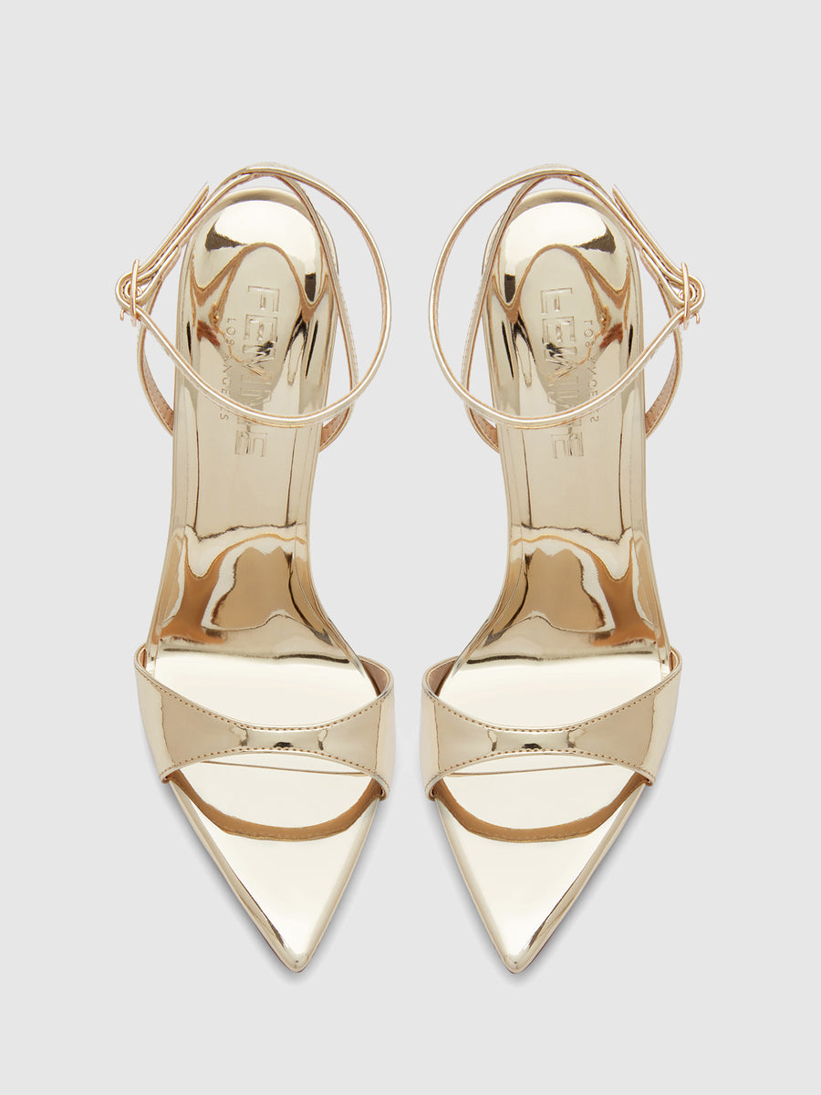 GG Heel - Mirrored Gold