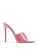 Gianni Patent Mule - Barbie Pink