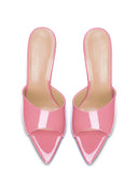 Gianni Patent Mule - Barbie Pink