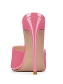 Gianni Patent Mule - Barbie Pink