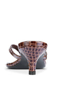 Ginza Thong Slipper - Brown Croc