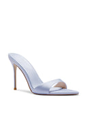 Kaia 100 Slipper - Lavender Grey Satin