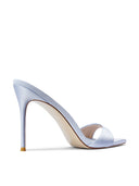 Kaia 100 Slipper - Lavender Grey Satin
