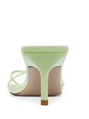 Maeve Slipper in Celestial Sage - back view of the low, self-covered stiletto heel