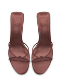 Maeve Slipper - Satin Brown